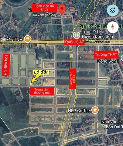 🌺🌺 🌺 MB 2623 đại đô thị Đông Sơn trục đường 20,5m View trung tâm thương mại