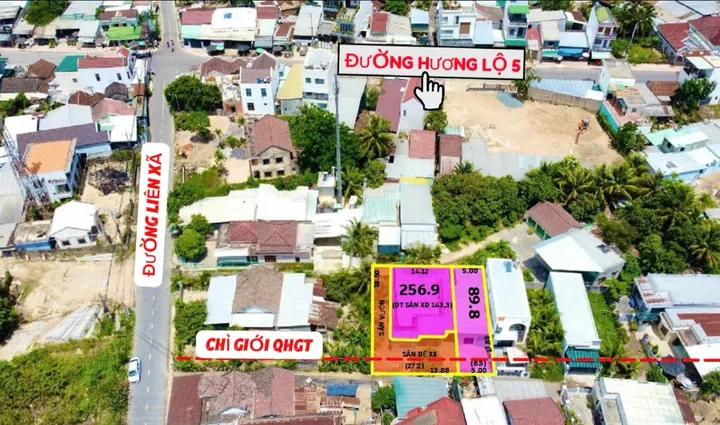 Bán nhà vườn 256m2 giá 2 tỉ 480 triệu - gần đường HL5 - Sổ hoàn công full thổ cư