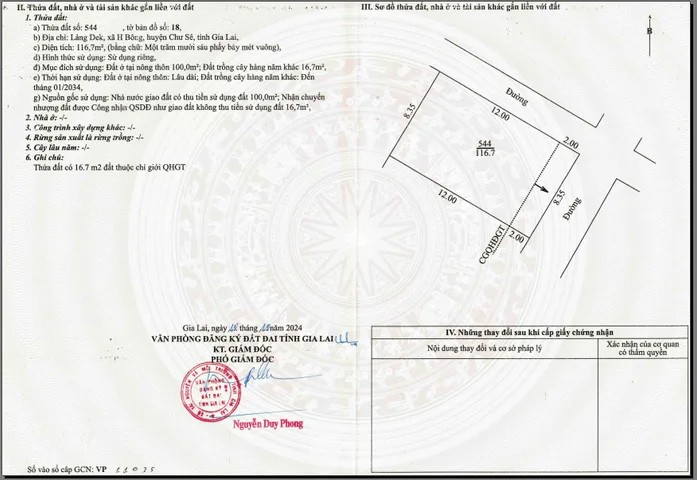 Gia đình cần bán đất vườn