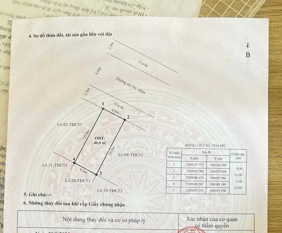 Chào bán lô đất hiếm 40m² khu TĐC Vinhome Riverside, Hồng Bàng, vị trí đẹp