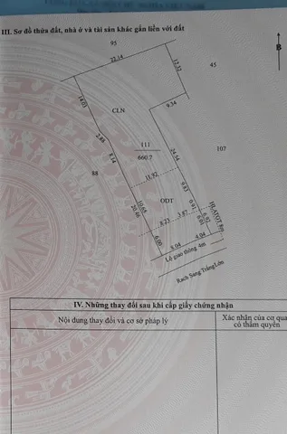 Bán đất 660m² có sẵn 200m² thổ cư ngang 12m giá 3.6 tỷ tại Phường Phước Thới