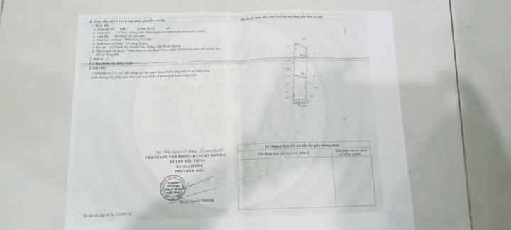 Cần bán gấp lô đất hơn 5.000m² đã có nhà cấp 4 tại Dầu Tiếng, tỉnh Bình Dương nay là TPHCM