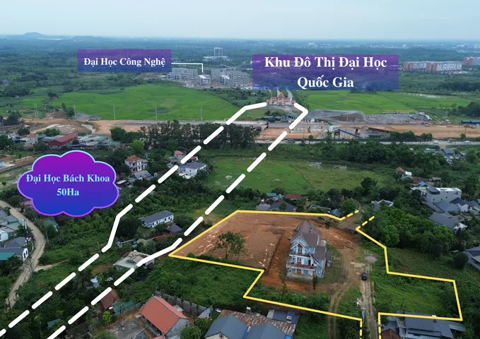 Hàng hiếm 150m,Full thổ cư,view Khi đô thị ĐHQG,Đại Lộ Thăng Long,sát ngay Đại Học Bách Khoa