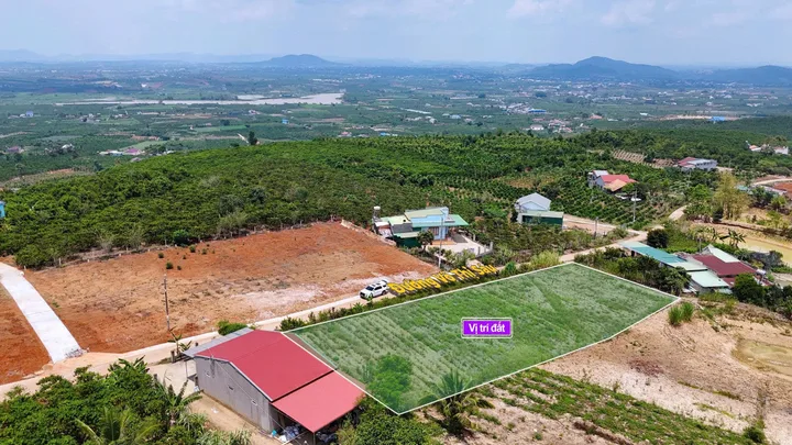 Bán đất 132m² có sẵn 60m² thổ cư ngang 6m giá 329 triệu tại Xã Tân Hà Lâm Hà