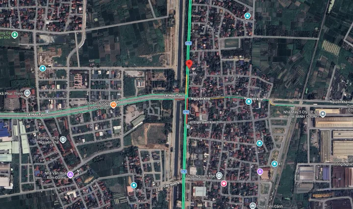 Bán đất mặt đường quốc lộ 3 Nguyên Khê giá chỉ 9,5 tỷ 105m2 mt6,12m siêu đẹp