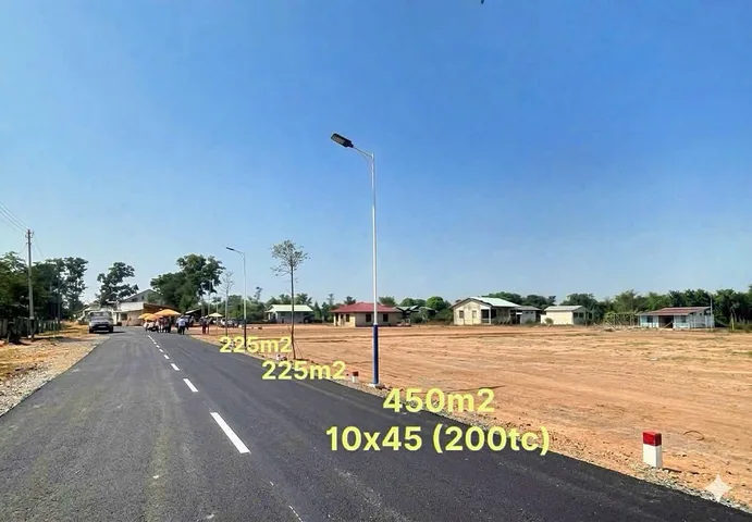 Bán đất gần Khu công nghiệp Minh Hưng Chơn Thành, diện tích 5x45, chỉ cần 285tr