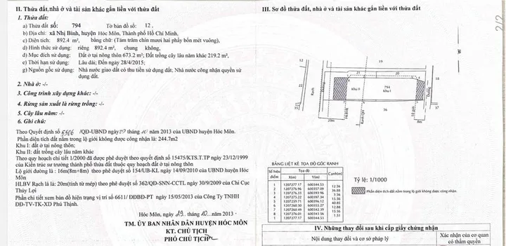 Bán đất 1137m² có sẵn 673m² thổ cư ngang 16m giá 26.5 tỷ tại Xã Đông Thạnh