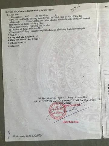 Nhà Đất Sông Xoài Phú Mỹ Bà Rịa - Vũng Tàu