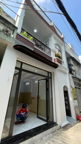 NHÀ ĐƯỜNG THÔNG GẦN ĐƯỜNG SỐ 1- LÊ VĂN THỌ - P. TTH ( P.11 cũ) - 40M2 - 6.1TỶ