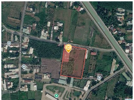 Bán đất 2400m² có sẵn 2000m² thổ cư ngang 24m giá 8 tỷ tại Xã Thái Mỹ