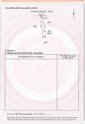 Bán lô đất 208m2 có sẵn 100m2 thổ cư gần ngay trung tâm xã An Linh, Phú Giáo, Bình Dương cũ