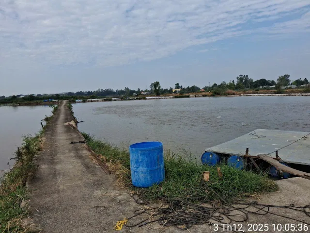 Bán đất nuôi trồng thủy hải sản gần nhà máy nước Vĩnh Hanh, Châu Thành, An Giang. DT 72.738 m2