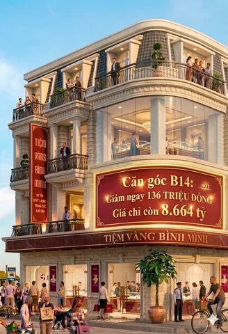 SHOPHOUSE GÓC 2 MẶT TIỀN CHỢ CÁI VỒN - VĨNH LONG