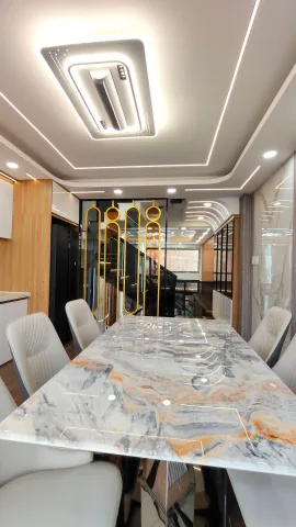 Nhà đẹp tầng,chỉ 8 đồng, hxt 7m, ôtô đỗ cửa,sát mặt tiền đường,ngay chợ Gò Xoài, full nội thất cao cấp.