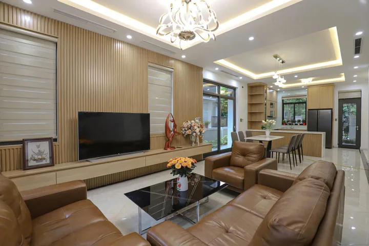 Cho thuê biệt thự song lập Starlake Tây Hồ Tây diện tích 220m hoàn thiện đẹp 5pn full đồ