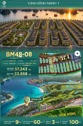 BÁN CĂN GÓC TRỤC THÔNG BIỂN VINHOMES GLOBAL GATE HẠ LONG 093.152.0246