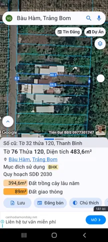 Đất Nhà Thanh Bình Trảng Bom Đồng Nai