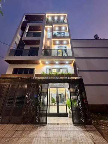 Bán gấp nhà mặt tiền Thạnh Lộc 39 Q12 - 5 tầng full nội thất - Giảm còn 6,6 tỷ