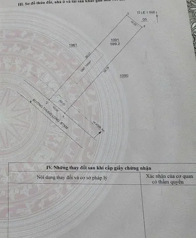 599m2 Đất Thổ Cư: Ngang 10m dài gần 60m - Gần Khu Công Nghiệp 1.000 Hecta tại Bình Dương. CẦN BÁN NHANH GIÁ 840TR, LH 0903.263878 XEM SỔ ĐẤT.