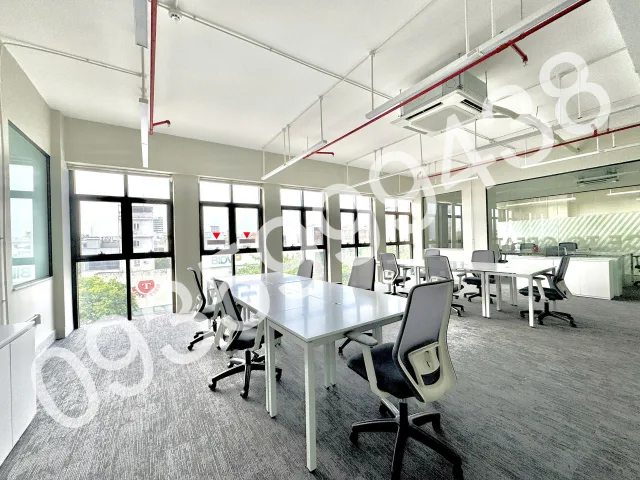 CHO THUÊ VĂN PHÒNG FULL CHI PHÍ CHO 10 NHÂN SỰ, GIÁ 25 TR BAO ĐIỆN NƯỚC, THUẾ