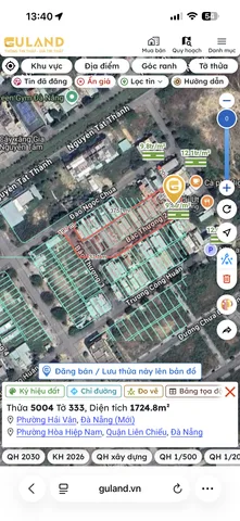 Đất Đà Nẵng đường Nguyễn Tất Thành Nối Dài Liên Chiểu