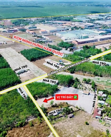 Bán đất 315m² có sẵn 50m² thổ cư ngang 5m giá 610 triệu tại Phường Minh Hưng