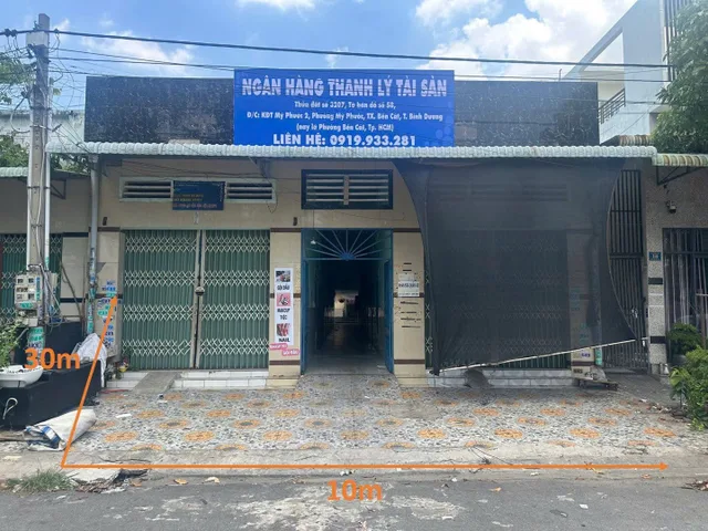 NHÀ TRỌ 16 phòng 300m² full thổ cư ngang 10m giá 3tỷ 879 tại Phường Bến Cát