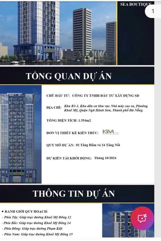 CHUYỂN NHƯỢNG DỰ ÁN RISEMOUT SEA BOUTIQUE - GIÁ ĐẦU TƯ