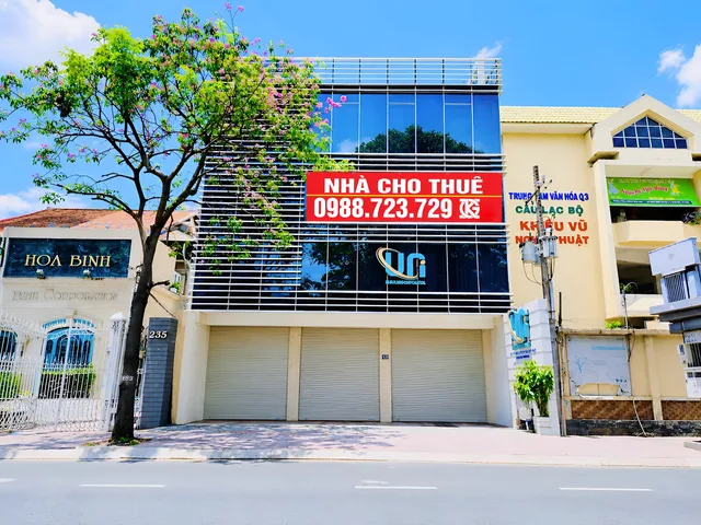 ❇️❇️ Cho Thuê Nhà Mặt Tiền: 235 Võ Thị Sáu - Quận 3 - 12x15m, 5 tầng