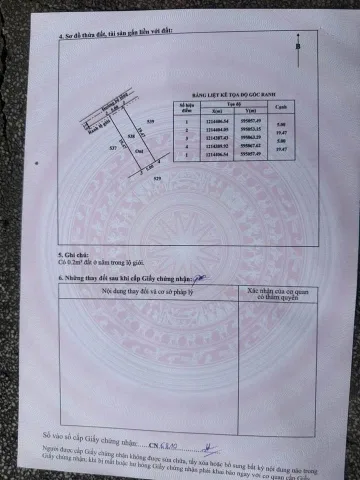 Bán đất 100m² full thổ cư ngang 5m giá 1.7 tỷ tại Xã Bình Mỹ