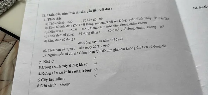 🔥 [BÌNH THỦY CẦN THƠ - BÁN GẤP ] 🔥
"CHỈ 950 TRIỆU – BÁN ĐẤT TẶNG NHÀ MẶT TIỀN CÓ SẴN DÒNG TIỀN 3TR5/THÁNG"
Mặt tiền đường Phạm Thị Ban, Bình Thủy – đường nhựa 6m, ô tô đậu cửa
📐 Diện tích: 5m x 30m = 150m² (  pháp lý cln ) 
 (Quá đẹp để xây nhà hoặc l