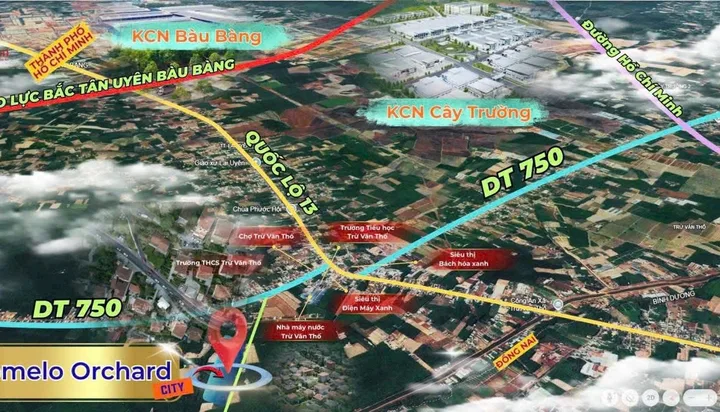 Bán đất 250m² có sẵn 100m² thổ cư ngang 5m giá 950 triệu tại Xã Trừ Văn Thố
