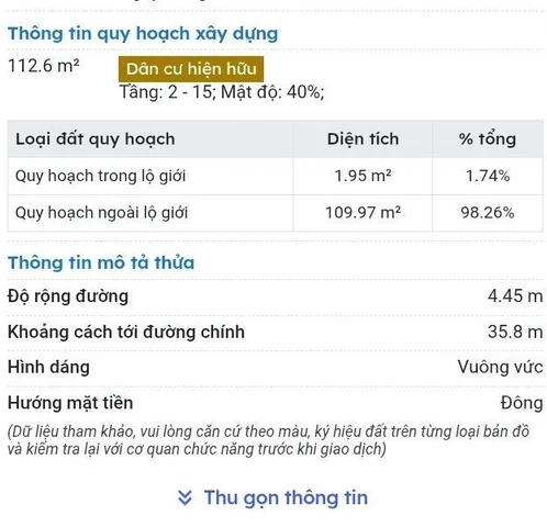 Bán Nhà riêng 112m2 có sẵn 112 m2 thổ cư giá 7.9 tỷ tại Phường Đông Hưng Thuận TP. Hồ Chí Minh
