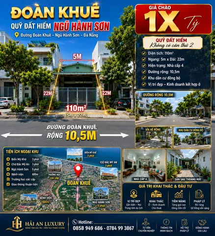 🌊 ĐOÀN KHUÊ – QUỸ ĐẤT HIẾM SÁT SÔNG, GẦN BIỂN MỸ KHÊ