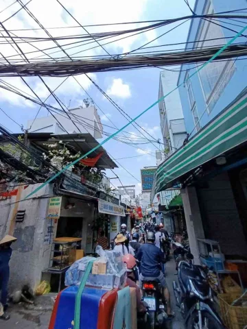 MẶT TIỀN HẺM KINH DOANH 258 DƯƠNG BÁ TRẠC, 90M2, SÁT CHỢ RẠCH ÔNG, GẦN QUẬN 1, SHR