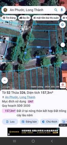 Bán nhà 157m² full thổ cư ngang 5m giá 2.7 tỷ tại Xã An Phước
