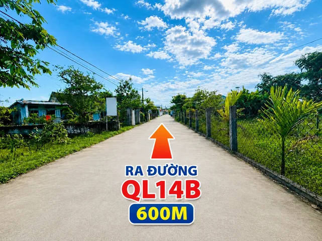 CẶP LIỀN KỀ HOÀ VANG - SÁT ĐƯỜNG QL14B - GIÁ NHỈNH 1TY