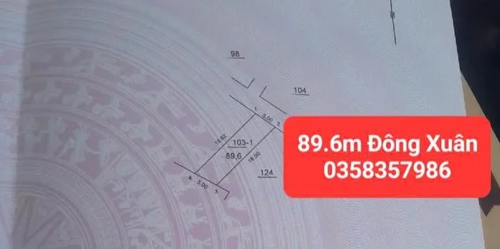 Bán đất 90m² full thổ cư ngang 5m giá 3.2 tỷ tại Xã Sóc Sơn
