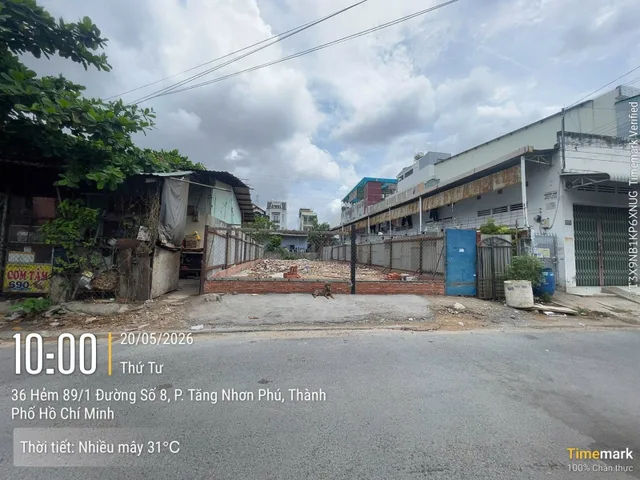 Bán Đất 226m² thổ cư 226m² giá 18.6 tỷ tại Đường Số 8 Phường Tăng Nhơn Phú B Quận 9 TP. Hồ Chí Minh