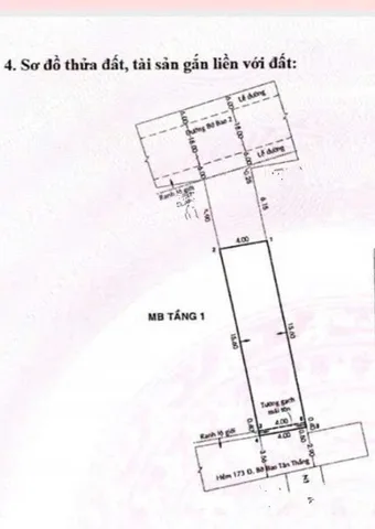 Bán Nhà riêng 94m² thổ cư 96m² giá 15.99 tỷ tại Đường Bờ Bao Tân Thắng Phường Tân Sơn Nhì TP. Hồ Chí Minh