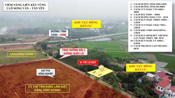 Bán tại Xã Ngọc Thiện Bắc Ninh gần sân bóng, rẻ hơn giá thị trường 90tr/lô