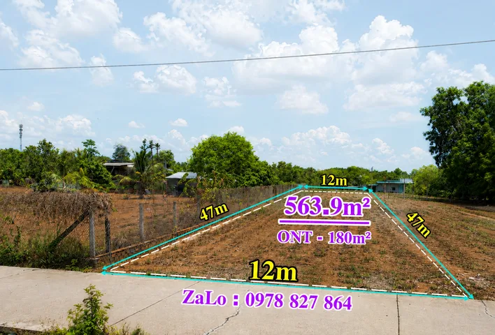 Bán Đất Nhánh Đường 31 - 563m² thổ cư 180m² giá 2.5 tỷ tại Xã Nghĩa Gần KCN Sonaderzi