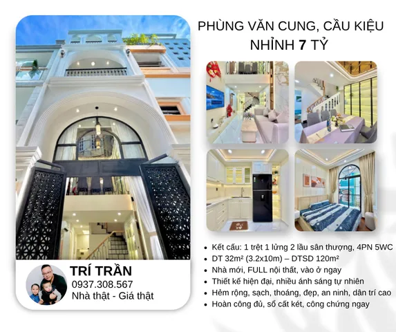 💰 CHỈ 7.X TỶ – FULL NỘI THẤT CAO CẤP – 4 TẦNG BTCT – SÁT MẶT TIỀN PHAN XÍCH LONG