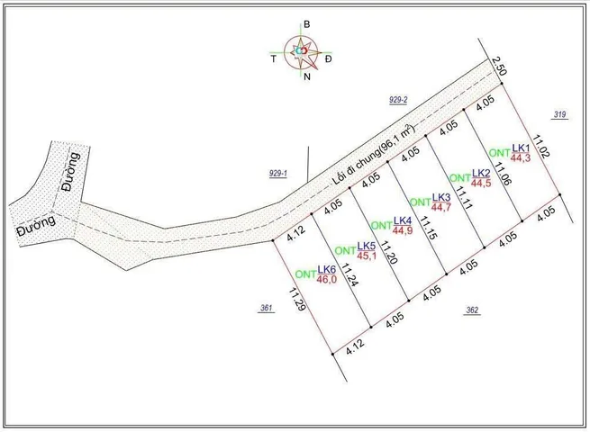 Bán Đất 443m² thổ cư 443m² giá 1.65 tỷ tại Xã Văn Giang Hưng Yên
