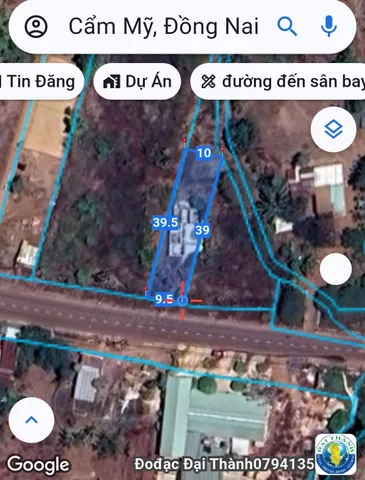 Bán Đất 500m² thổ cư 210m² giá 2 tỷ tại Xã Cẩm Mỹ Đồng Nai
