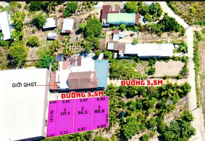 Bán Đất thôn An Định, Xã Diên Phước 480 Triệu