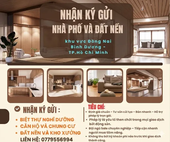 Bán tại Phường Bình Tân TP. Hồ Chí Minh
✅✅✅ CHUYÊN NHẬN KÝ GỬI VÀ MUA BÁN NHÀ & ĐẤT TP HCM, LONG AN, BÌNH DƯƠNG, BÌNH PHƯỚC, ĐỒNG NAI🔥🔥🔥

👉 CAM KẾT NHANH CHÓNG & HIỆU QUẢ - RA HÀNG TRONG VÒNG 7 NGÀY 🌟

📲 Liên hệ ngay0779556994