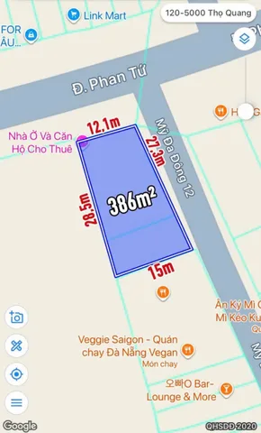 ĐẤT GÓC 2 MT PHAN TỨ – MỸ ĐA ĐÔNG 12 – GẦN 400M2 XÂY 17 TẦNG – SÁT BIỂN MỸ KHÊ-ĐẤT TMDV LÂU DÀI
