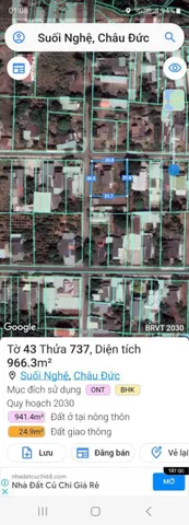 Bán Đất 966m² thổ cư 300m² giá 7 tỷ tại Xã Ngãi Giao TP. Hồ Chí Minh