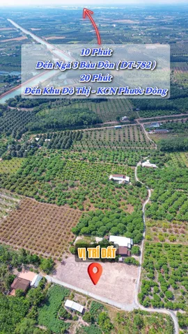Bán Đất 150m² thổ cư 150m² giá 229 triệu tại Xã Truông Mít Tây Ninh